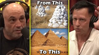 Peter Thiel Gives A CRAZY Theory On Why They Built The Pyramids  Joe Rogan amp Peter Thiel [upl. by Fisher]