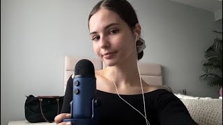 ASMR unintelligible whisper 💋rain sound outside [upl. by Ghassan]