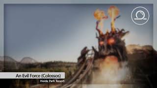 An Evil Force Colossos Heide Park Resort  Themepark Soundtrack [upl. by Jahn]