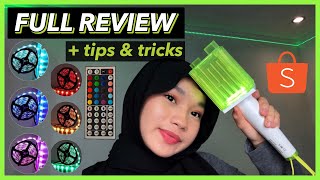 LED LIGHTS FULL HONEST REVIEW  SHOPEE   TIPS amp TRICKS [upl. by Garner]