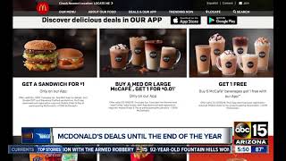 McDonalds deals through the end of the year [upl. by Aynotel22]