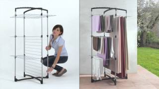 Fortino3  Tower foldable laundry drier by Metaltex [upl. by Hailahk654]