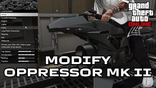 How to Modify Oppressor Mk2 on GTA 5 Online 2024  GTA Online Tutorial [upl. by Ajtak430]