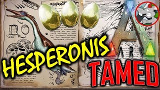 ARK 500 Dino Xp Boost HESPERORNIS  TAMED Creature Spotlight [upl. by Norehc]