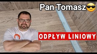 Odpływ liniowy  jak zrobić brodzik z odpływem w podłodze [upl. by Ewer758]