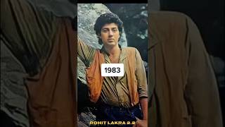 Sinny Deol Transformation 19832024 Then and now shorts bollywood trending shortfeed viral [upl. by Thorbert245]