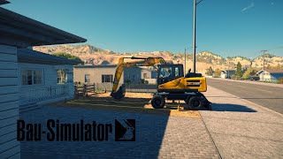 Bau Simulator Baggern mit dem Sany Bagger [upl. by Nibaj]