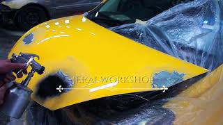 Myvi car body repair [upl. by Rehsu875]