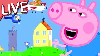 🔴 Giant Peppa Pig and George Pig LIVE FULL EPISODES 24 Hour Livestream [upl. by Bonita]