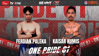 FERDIAN PALEKA VS KAISAR KUMIS  FULL FIGHT ONE PRIDE MMA 81 KING SIZE NEW  JAKARTA [upl. by Atterys]