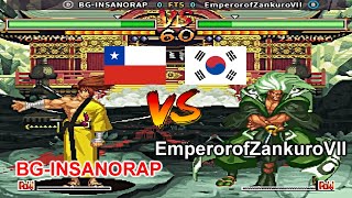 Samurai Shodown V Special  BGINSANORAP vs EmperorofZankuroVII FT5 [upl. by Corena]