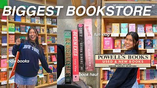 THE WORLDS BIGGEST BOOKSTORE vlog amp haul [upl. by Pillihpnhoj]