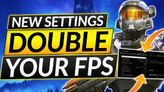 NEW SETTINGS to DOUBLE YOUR FPS in Halo Infinite  ZERO LAG in Ranked  Settings Guide [upl. by Hallerson]