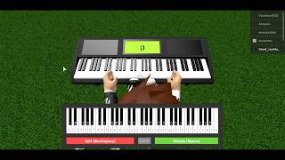 JoJos Bizarre Adventure Golden Wind Giornos Theme  Roblox Piano TutorialSheets in Description [upl. by Gil795]