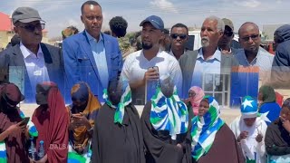 Gudoomiye ku xigeenka Barlamaanka Puntland iyo wafti uu hogaaminayo ayaa gaaray magalada qardho [upl. by Ancel]