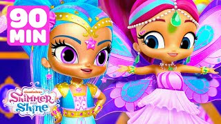 Shimmer and Shine Get Magical Stardust Hair amp Butterfly Wings 🦋  Compilation  Shimmer and Shine [upl. by Ylicec]