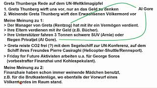 Klimaschwindel ► Greta Thunberg Rede vor der UN [upl. by Burroughs774]