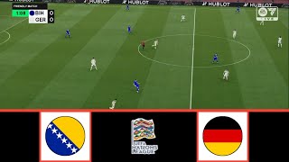 BOSNIAHERZEGOVINA VS GERMANY  UEFA NATIONS LEAGUE 20242025  FOOTBALL LIFE 2024 [upl. by Berty612]