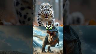 ANIMALS COMPARISON SNOW LEOPARD VS TREX WOLFJACKAL WOLFSNOW LEOPARD animals trending shorts [upl. by Ehctav]