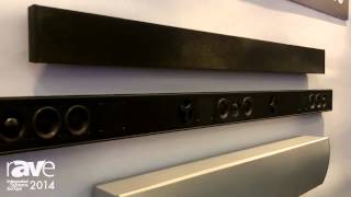 ISE 2014 Triad Speakers Exhibits New Nano 30 Soundbar Available in Custom Sizes [upl. by Gautious]