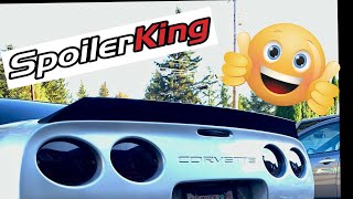 SIMPLE SPOILER INSTALL SpoilerKing 380p goes on the C5 Corvette [upl. by Ecienal]