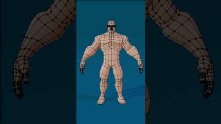 How to model a Stylized Low poly Male Character Body Mesh in Blender 34  Blender Tutorial [upl. by Eugine]