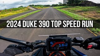 2024 KTM Duke 390 Top Speed [upl. by Merriott]