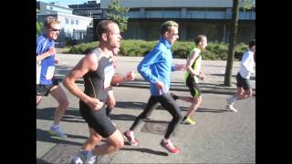 Erben Wennemars loopt marathon van Amsterdam [upl. by Roby]