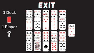 How To Play Exit Solitaire [upl. by Elberta480]