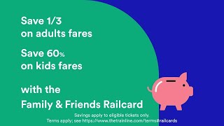 Digital Family and Friends Railcard from Trainline [upl. by Rabin]