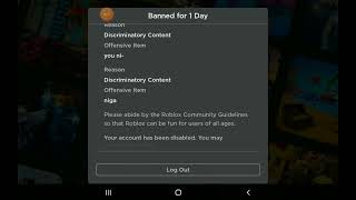 i got banned from roblox [upl. by Oralia]