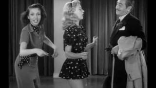 Rehearsal Dance Of Ginger Rogers and Ann Miller  Stage Door HD [upl. by Armalla]