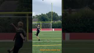 Simple kicks matter too football highschoolfootball kicker kickers [upl. by Wat50]