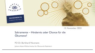 Montagsakademie am 131123 – PD Dr Burkhard Neumann [upl. by Richel]