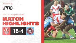 Highlights Saints vs Wigan  WSL Semi Final [upl. by Gibbon]