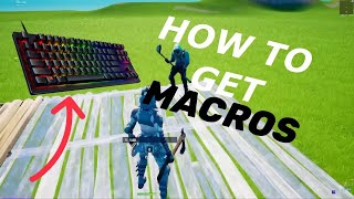 how to get a macro for Fortnite [upl. by Dorothee]