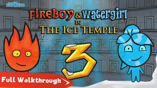 Fireboy and Watergirl 3 The Ice Temple Walkthrough All Levels [upl. by Ashatan]