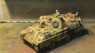 Rc Tank 116 Panther G sound test Elmod and gun smoking [upl. by Aldarcy]