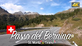 Drivers View Driving the Passo del Bernina Switzerland 🇨🇭 [upl. by Chari]