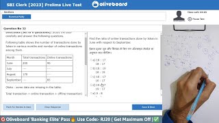 🎯 Oliveboard SBI Clerk live mock test📚✍️ 18 Dec  Share Score📝👆  How to Attempt Mock sbiclerk sbi [upl. by Aitnis]