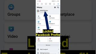 Profile locked facebook🔒shorts shortvideo viral facebook [upl. by Seaden455]