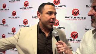 Anthony Carelli on Battle Arts Academy Grand Opening [upl. by Ennairrek]