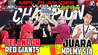 Selangor Red Giants cipta sejarah Back to Back Champions MPL MY Full house beratur sampai luar [upl. by Par]