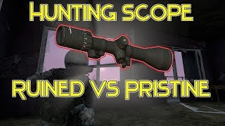 Beav  Hunting Scope Test  Ruined vs Pristine  DayZ Standalone [upl. by Clementi]