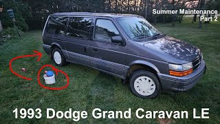 Maintenance on my 1993 Dodge Grand Caravan LE  Summer 2024  Part 2 [upl. by Ellata332]