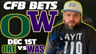 Oregon vs Washington College Football Picks Predictions  PAC 12 Championship  Kyle Kirms [upl. by Gridley314]