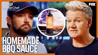 Gordon Ramsay Takes Home Chef’s BBQ Sauce  MasterChef [upl. by Cordelia733]