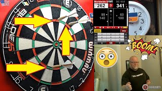 Playing A Match With 122mm Wide Darts [upl. by Aleedis]