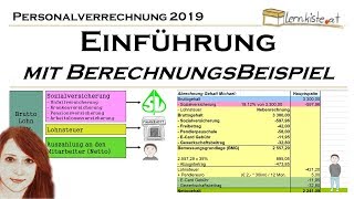 Einführung in die Personalverrechnung mit Berechnungsbeispiel [upl. by Alby]