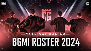 TEAM CARNIVAL BGMI ROSTER  THE BEGINNING [upl. by Einnus]